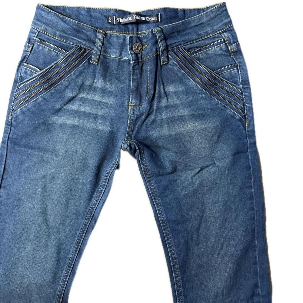 Hollywood Million Denim Jeans Trapper Dan y2k low rise